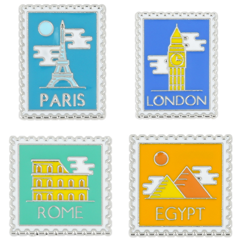 Travel Accessories London - Bros ransel lencana logam campuran Album