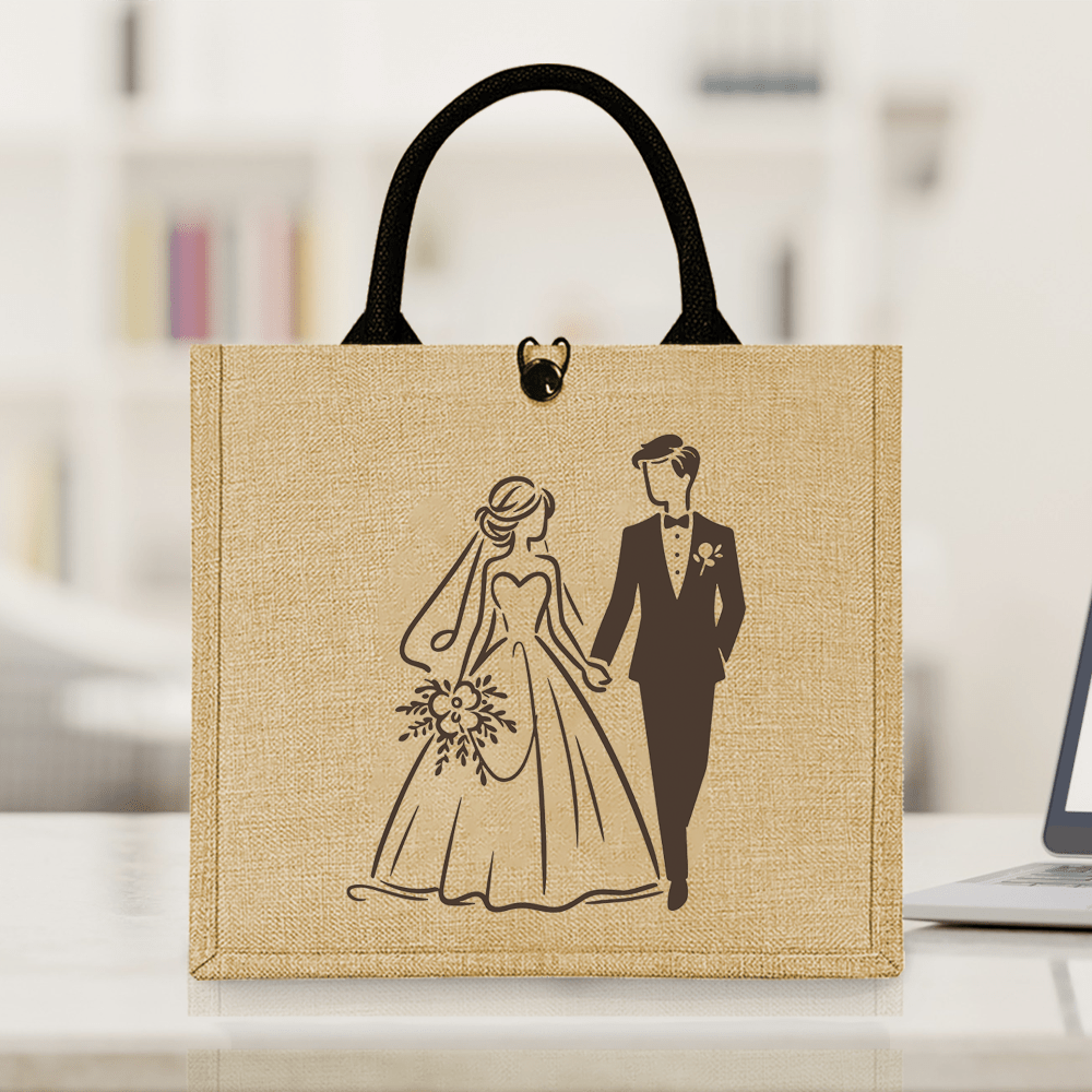 Travel Accessories Shops - Tas Tote Pernikahan Retro Ideal untuk
