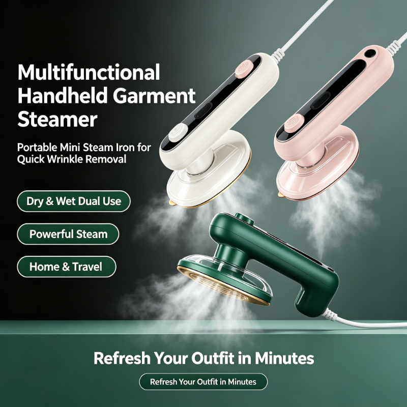 Mini Iron Travel - Setrika Uap Genggam Multifungsi Portabel Mini