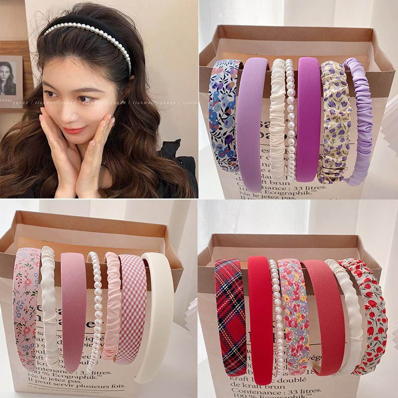 Travel Accessories Gear - Set 5/7 Buah Ikat Rambut Kain