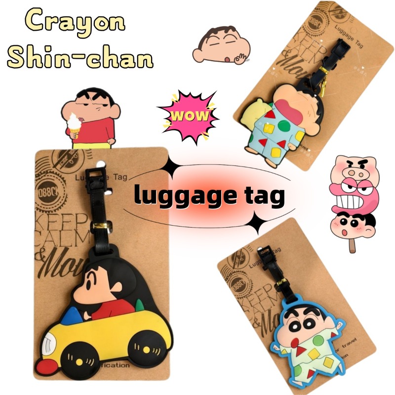 Travel Accessories Gear - Crayon Shin-chan kartun anime kepribadian modis