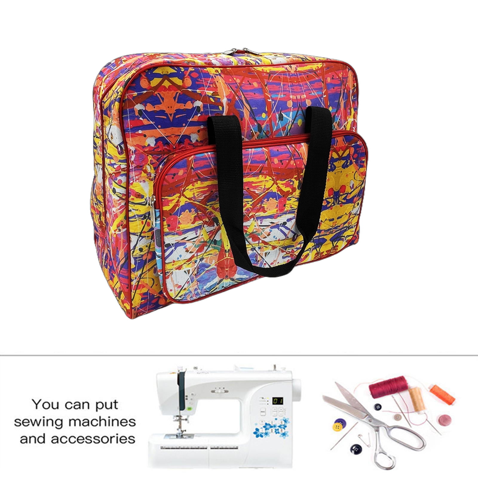 Travel Accessories Case - Tas pembawa Mesin Jahit, Organizer aksesori