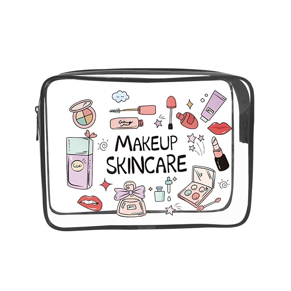 Toiletry Bag Tsa - 1 Buah Tas Rias Bening Tas