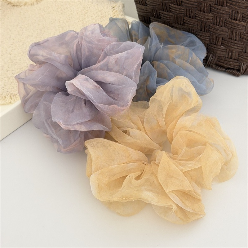 Travel Accessories Holder - 1 Buah Ikat Rambut Organza Ukuran