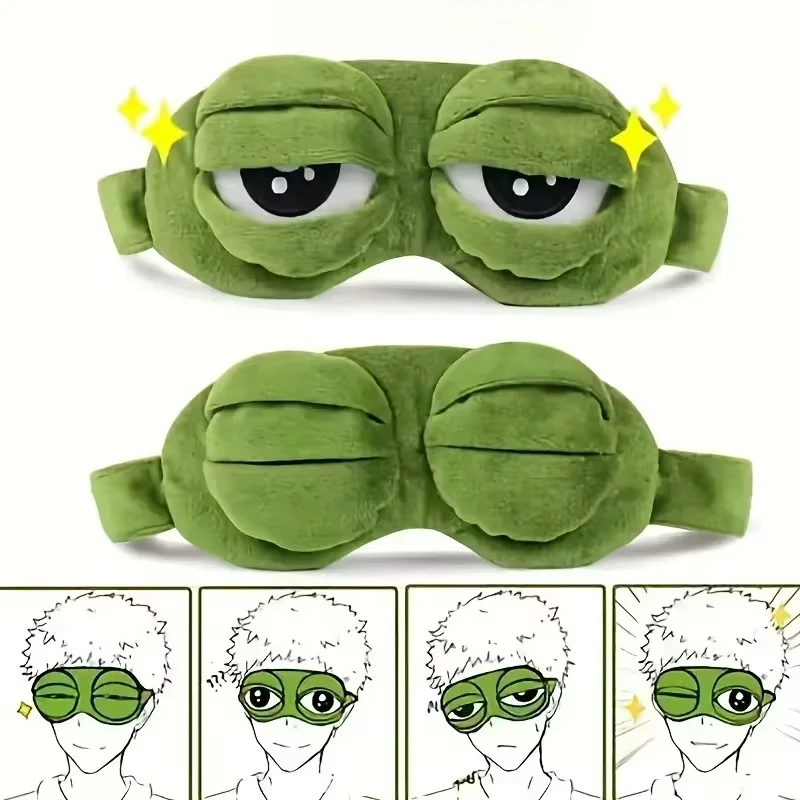 Travel Accessories Us - Masker Mata Berbentuk Katak Permainan Pesta