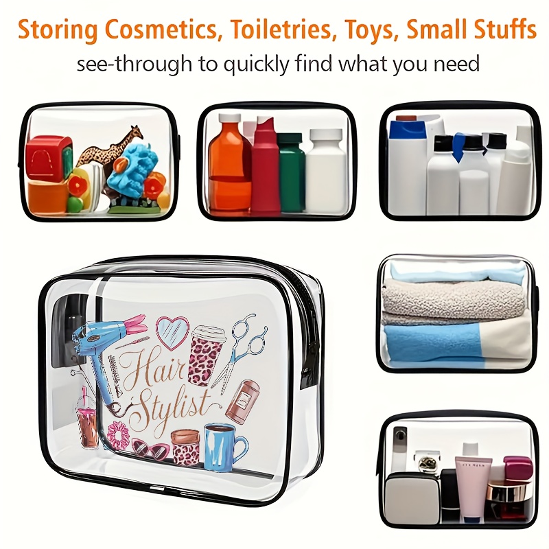 1 Buah Tas Rias Bening Transpa - Toiletry Bag Tsa ulasan dan harga