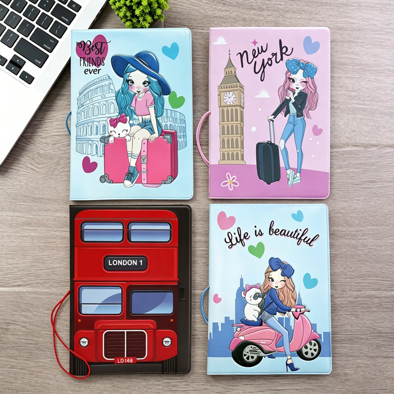 London Bus PVC Passport Holder - Travel Accessories London ulasan dan harga