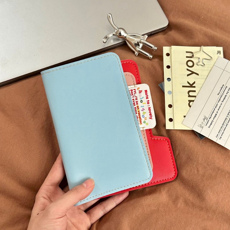Ins Blok Warna Tempat Paspor D - Travel Accessories Pouch For Women ulasan dan harga