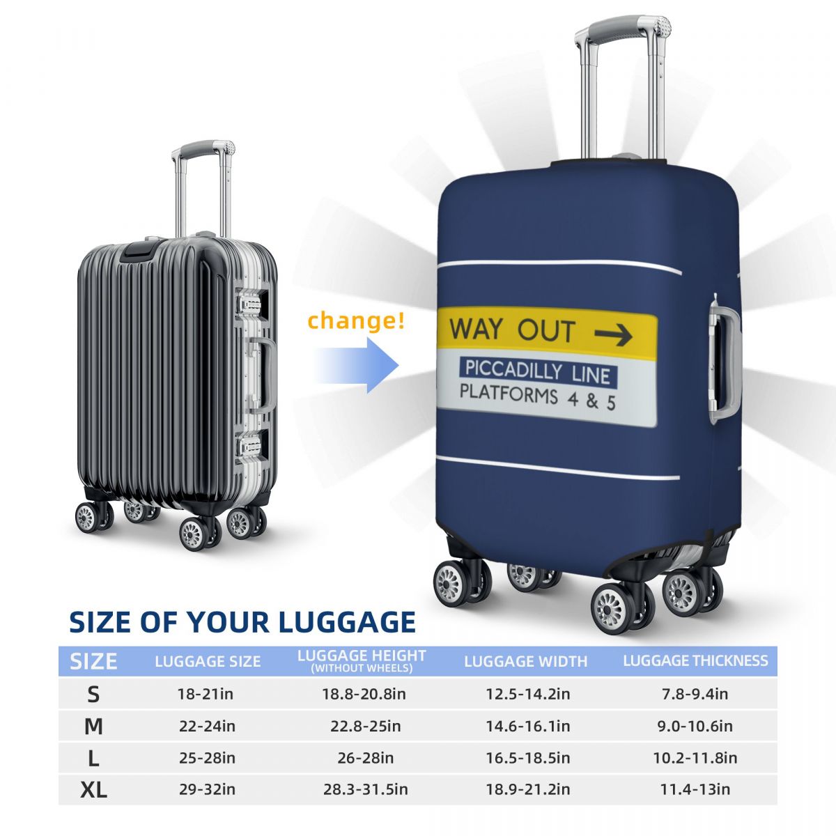 Sarung Pelindung Koper Elastis - Travel Accessories London ulasan dan harga
