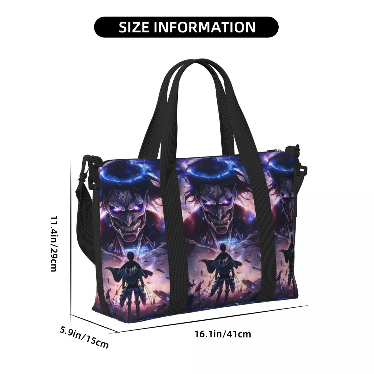 Tas Pantai Attack On Titan Kus - Travel Accessories Shops ulasan dan harga