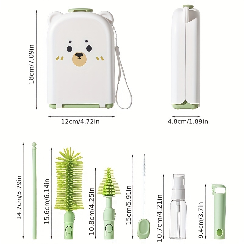 Set Sikat Botol Bayi Perjalana - Travel Accessories For 3 Year Old ulasan dan harga