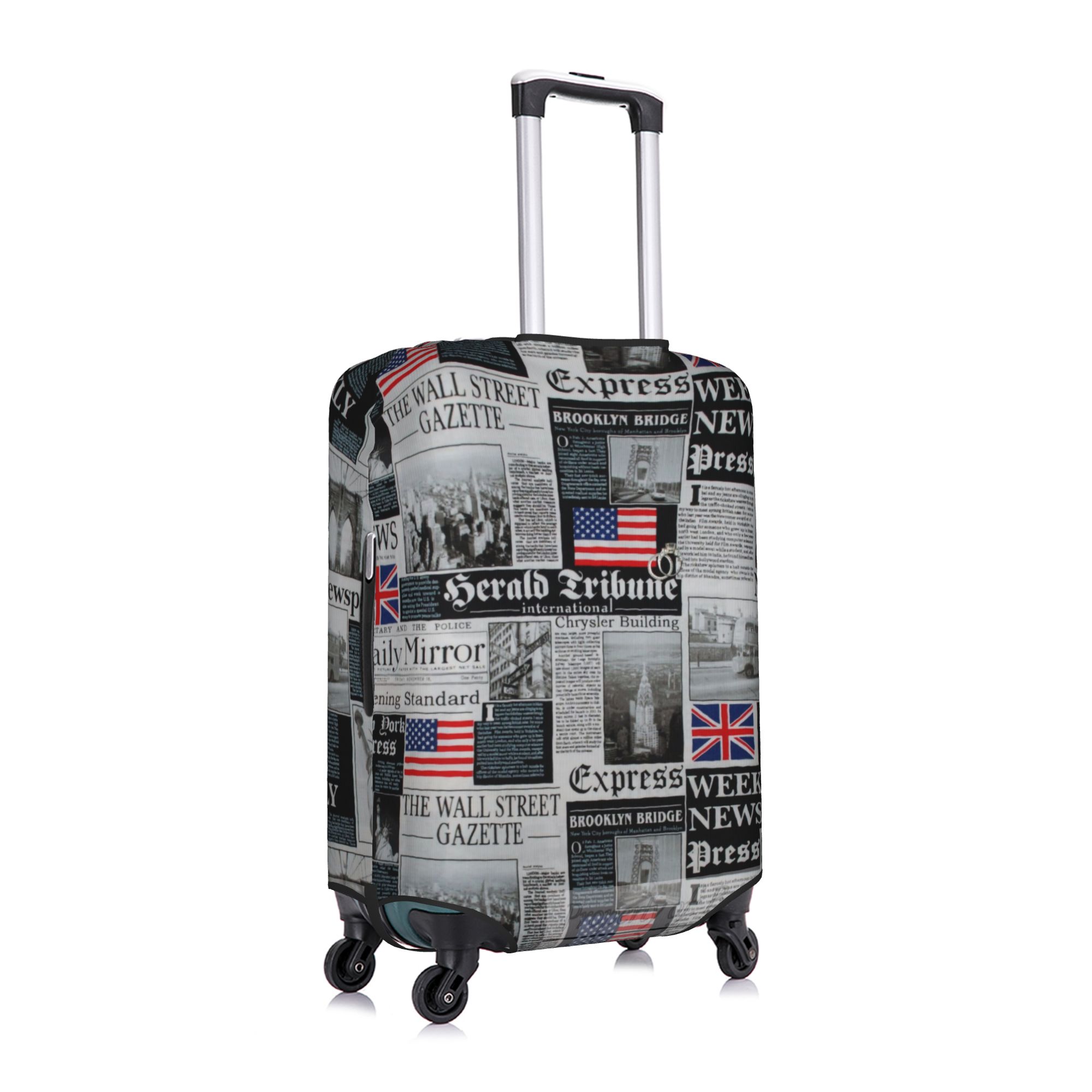 Penutup Koper Pola Bendera Ing - Travel Accessories London ulasan dan harga
