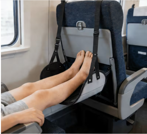 Sandaran kaki yang dapat dises - Travel Accessories Long Flight ulasan dan harga