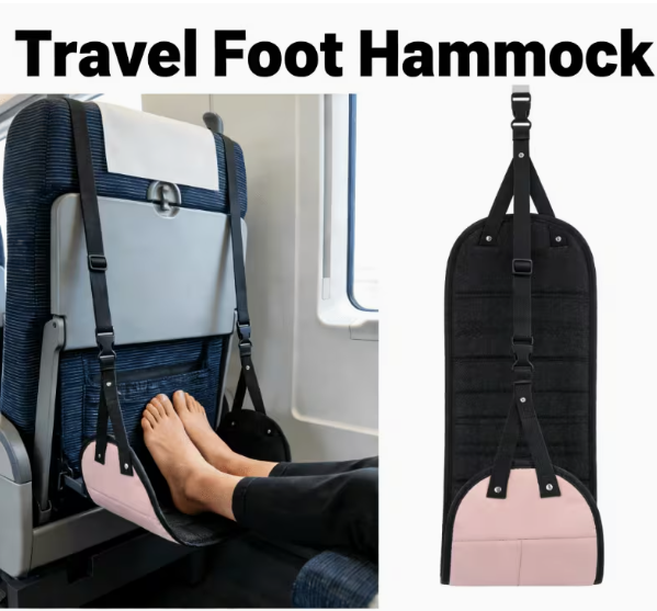 Sandaran kaki yang dapat dises - Travel Accessories Long Flight ulasan dan harga