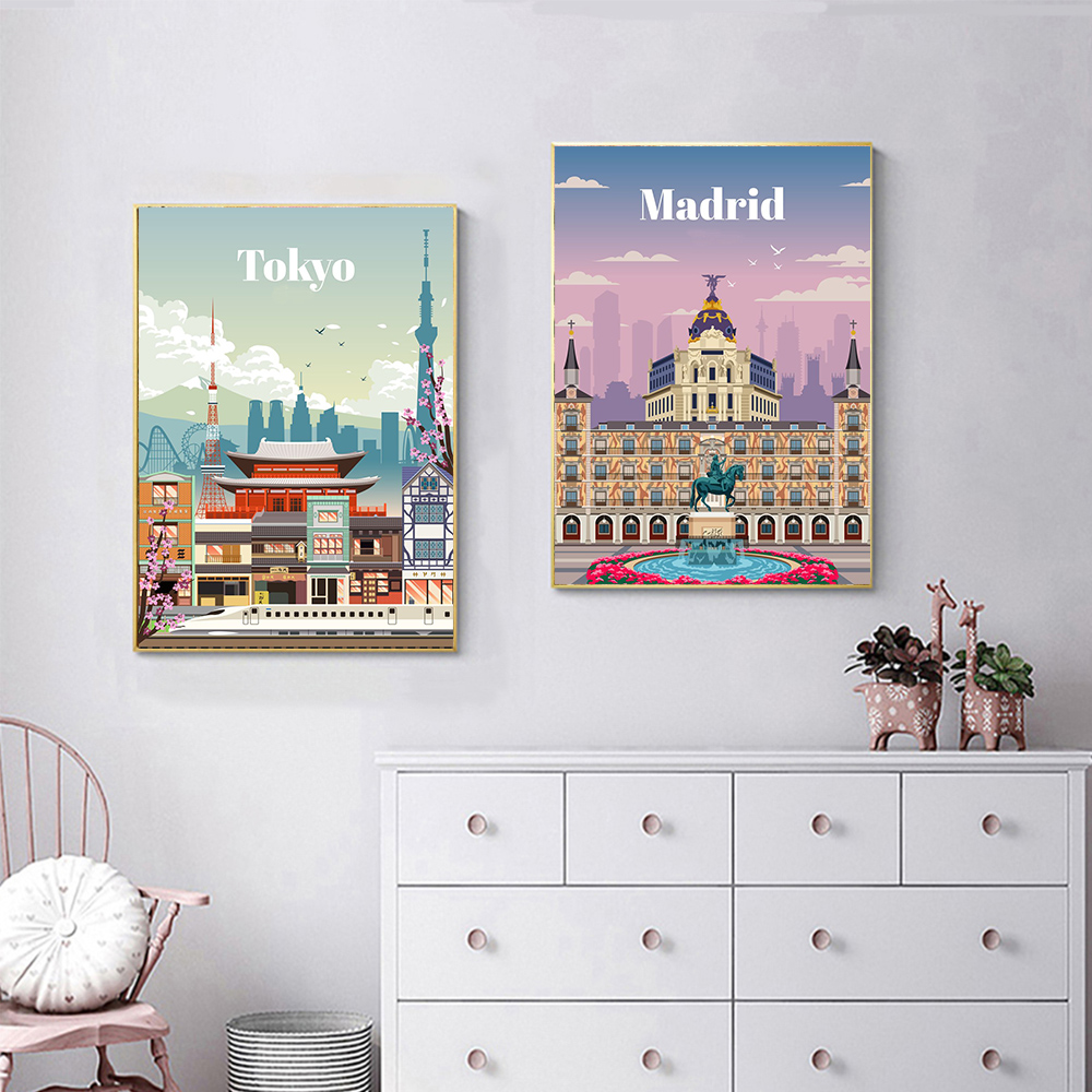 Lukisan Berlian Pemandangan Ko - Travel Accessories London ulasan dan harga