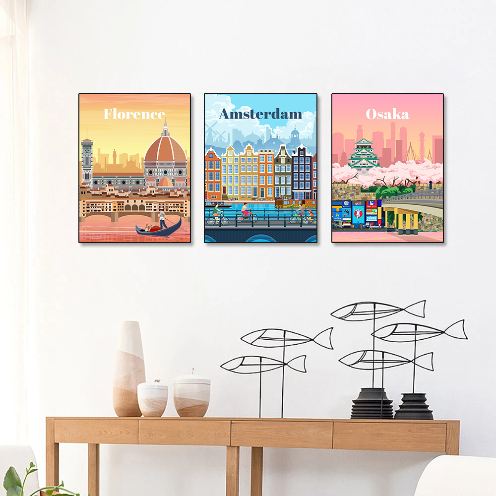 Lukisan Berlian Pemandangan Ko - Travel Accessories London ulasan dan harga