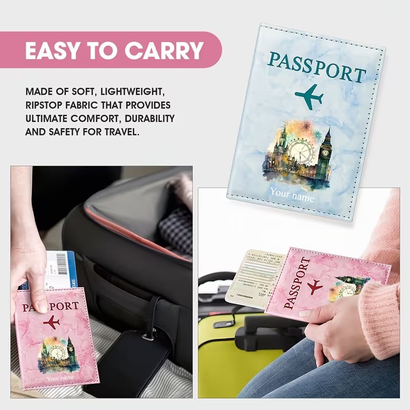 Tempat Paspor Bergaya Seni Cat - Travel Accessories London ulasan dan harga