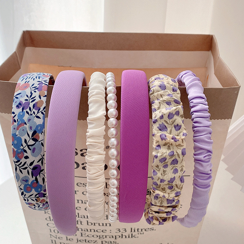 Set 5/7 Buah Ikat Rambut Kain  - Travel Accessories Gear ulasan dan harga