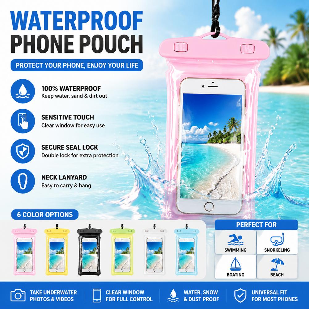 Kantong Tahan Air untuk Ponsel - Travel Accessories Case ulasan dan harga