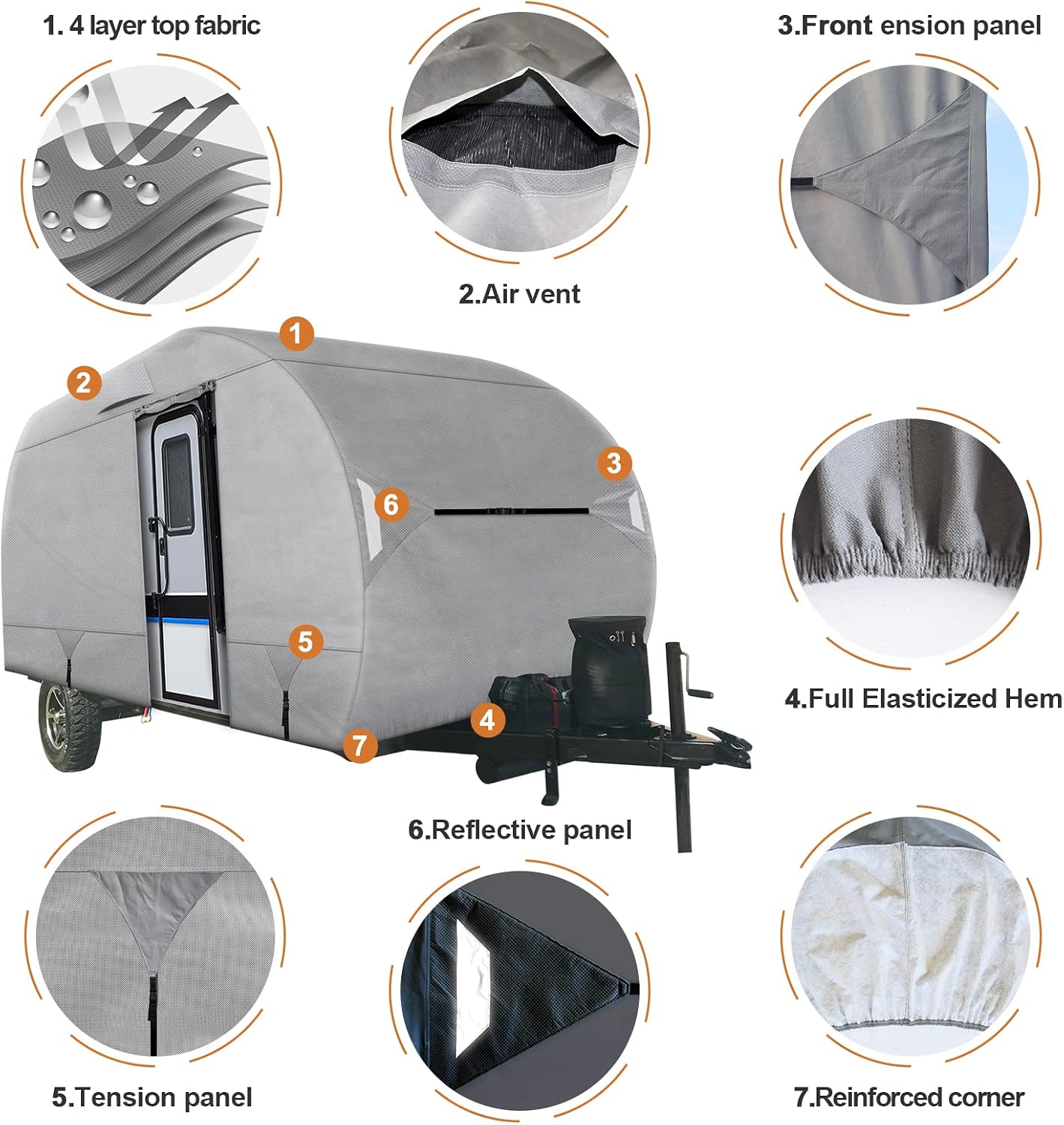 Penutup RV Travel Trailer R-PO - Travel Accessories Us ulasan dan harga
