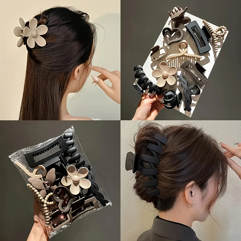 11 Buah Klip Cakar Rambut Anek - Travel Accessories Shops ulasan dan harga