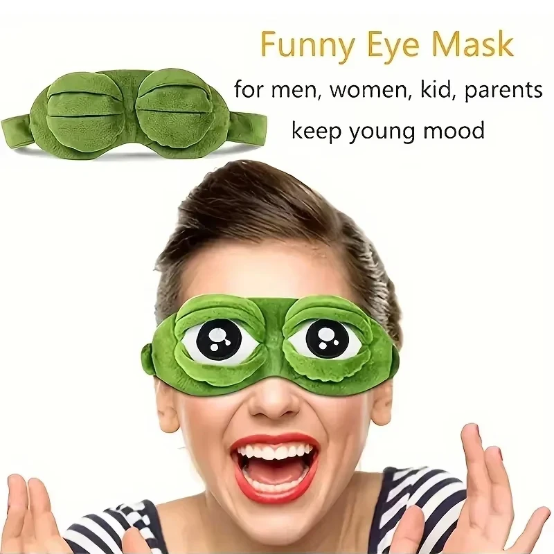 Masker Mata Berbentuk Katak Pe - Travel Accessories Us ulasan dan harga